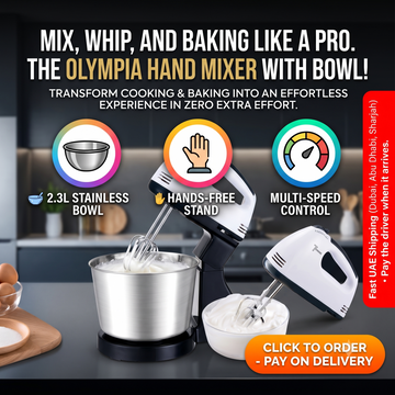 Mix, Whip, and Baking Like a Pro: The Olympia Hand Mixer with Bowl