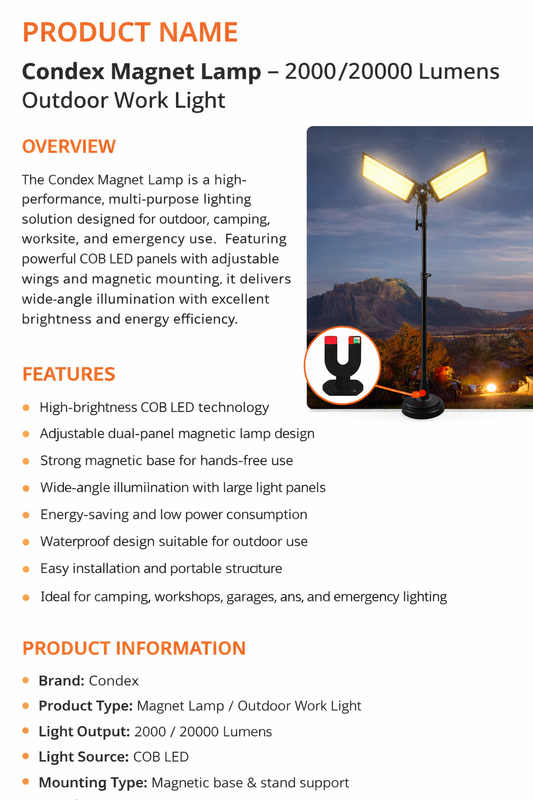 Conpex - Magnet Lamp