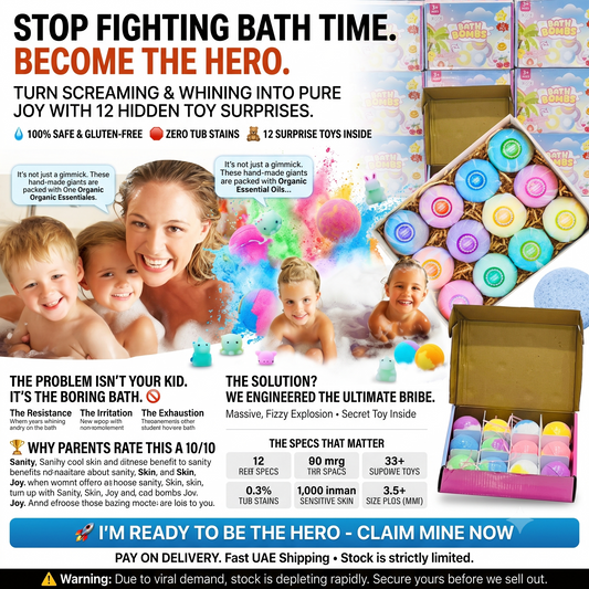 Bath Bombs for Kids with Toys