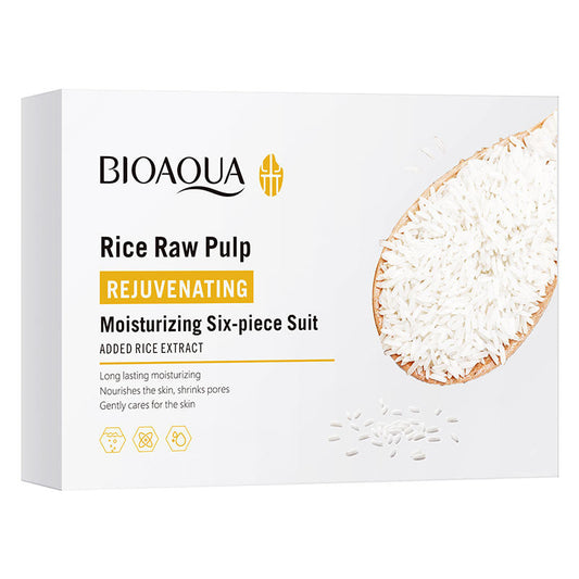 BIOAQUA - مجموعة لب الأرز الخام لتجديد الشباب (الأصلية)
