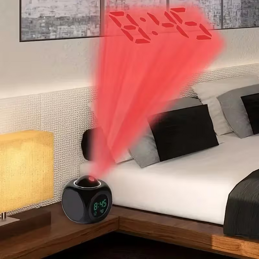 ساعة منبه عرض LCD